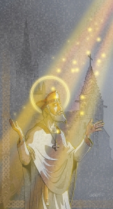 Saint Melaine illustration de Genkis Genkkis